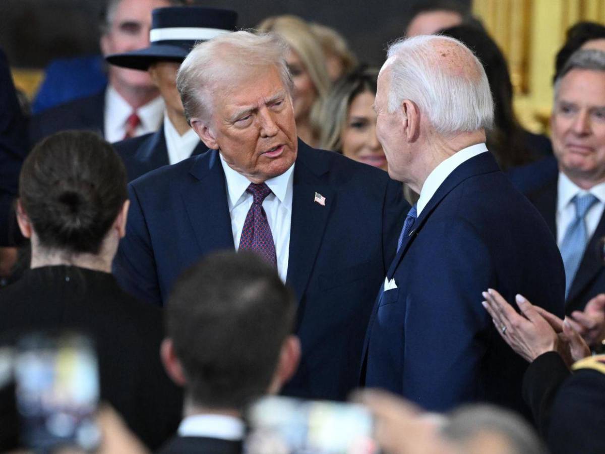 Las mejores fotos de Donald Trump durante su toma de posesión