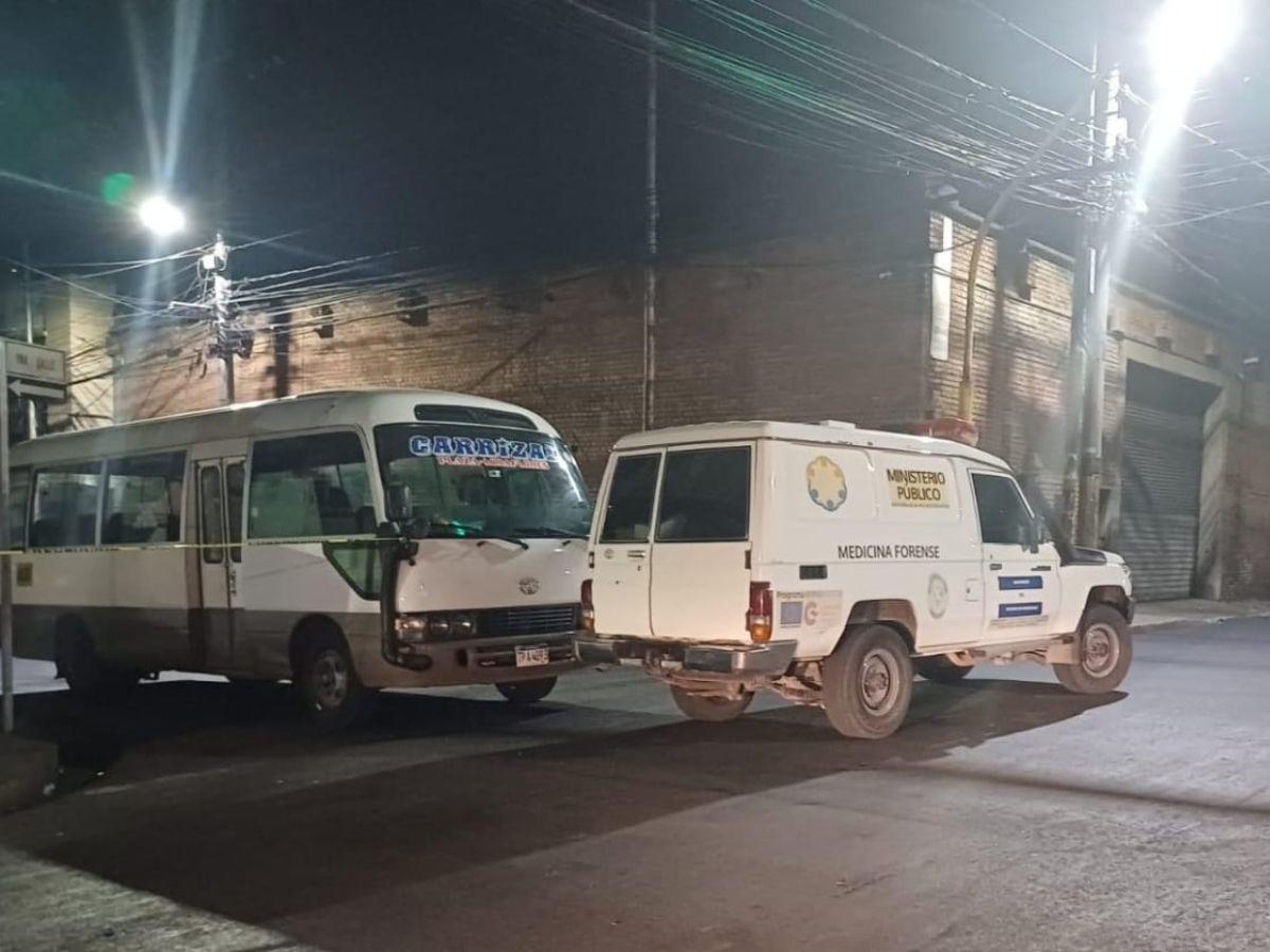 Matan a pasajero en presunto asalto en la tercera avenida de Comayagüela