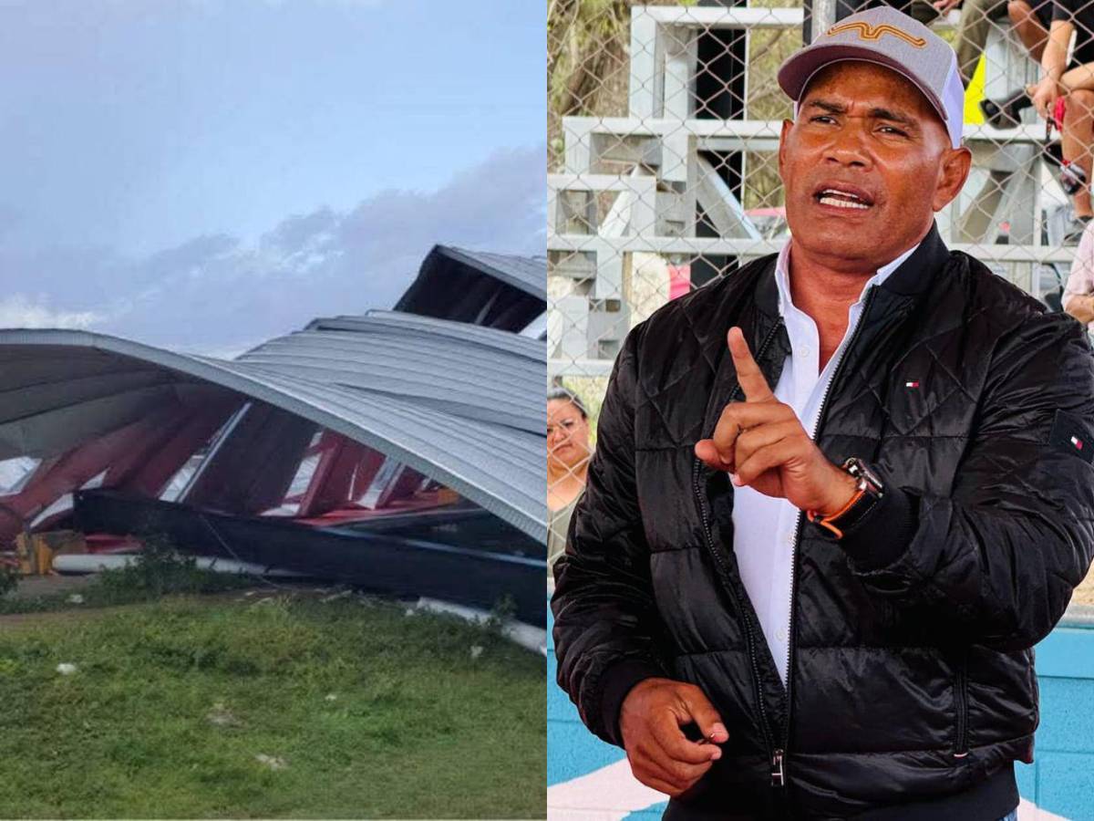 Mario Moncada revela por qué se desplomó el polideportivo en Olanchito