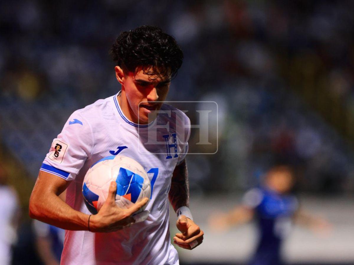 Dejándolo todo en la cancha: las mejores fotos del primer tiempo de Nicaragua vs Honduras