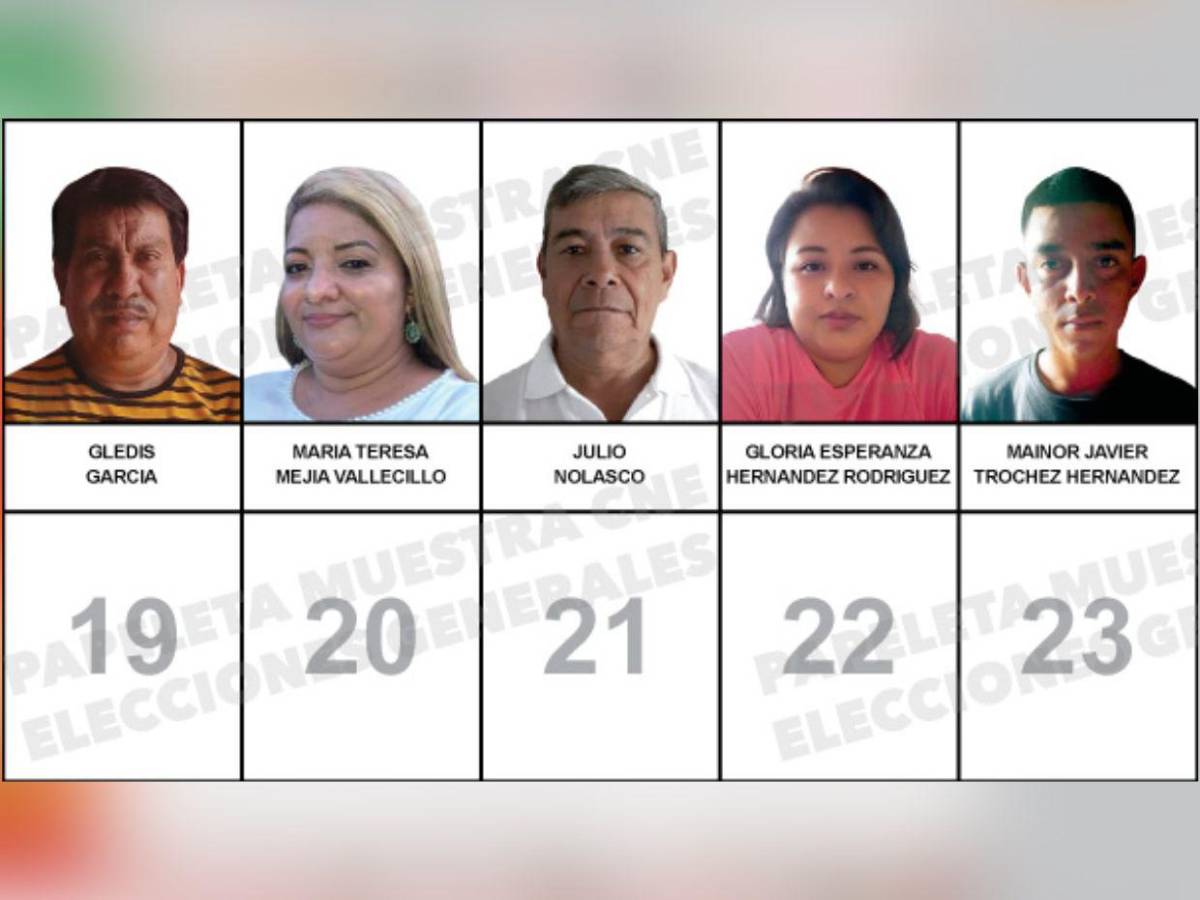 ¿Quiénes son los 45 candidatos a diputados que integran la papeleta por Santa Bárbara?