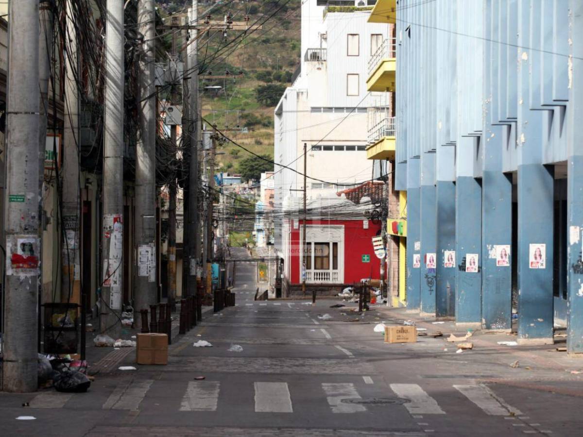 Las calles de Tegucigalpa y Comayagüela lucen tranquilas este 1 de enero de 2026