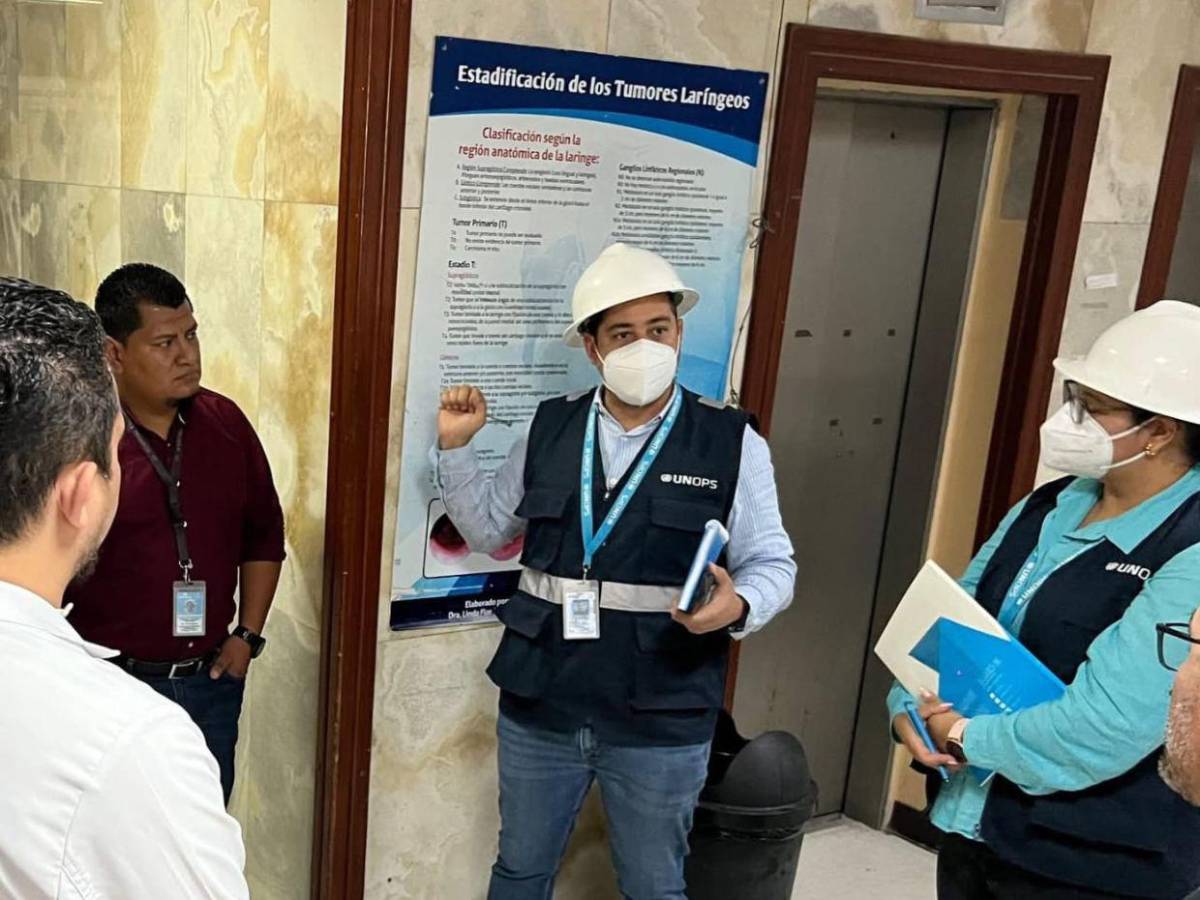 En septiembre estarán en funcionamiento los ascensores del Hospital Escuela