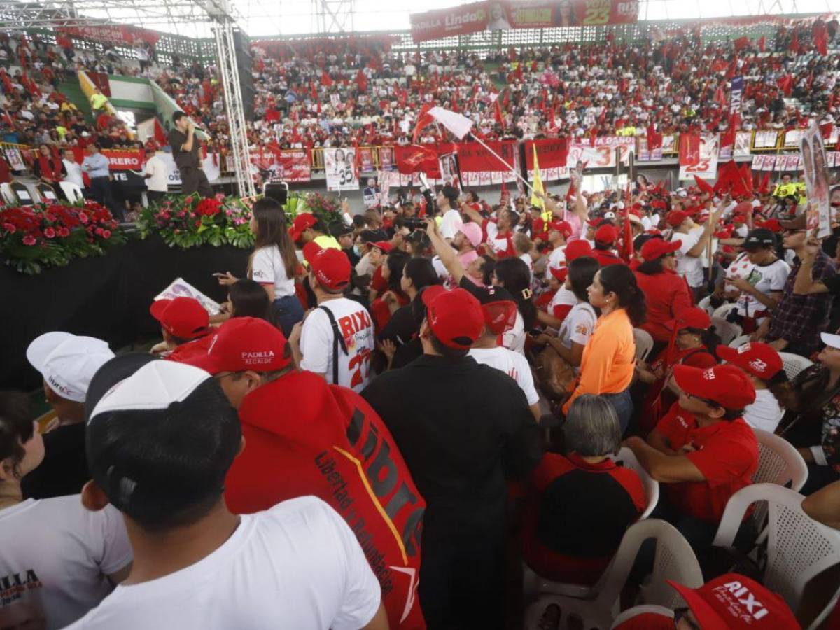 Libre hace cierre de campaña en San Pedro Sula: Cortés le dará al pueblo hondureño una inmensa sorpresa