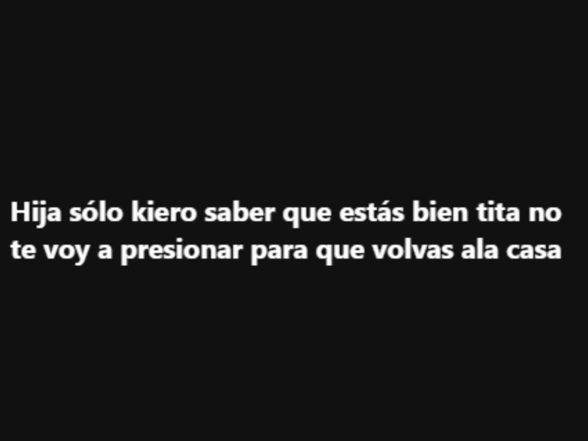 “Necesito saber que estás con vida, mi niña”: último mensaje de la madre de Cinthia antes de su muerte