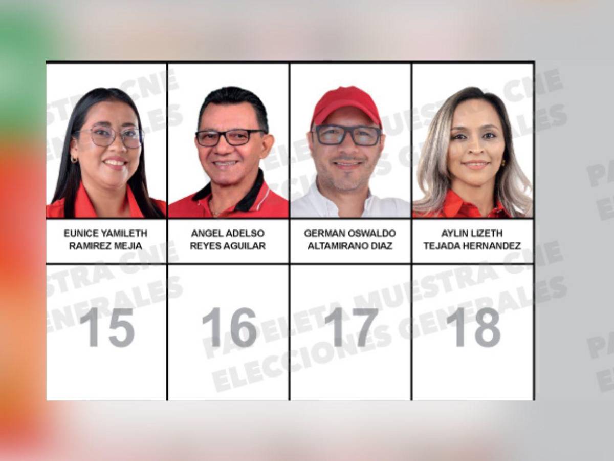 ¿Quiénes son los 45 candidatos a diputados que integran la papeleta por Santa Bárbara?