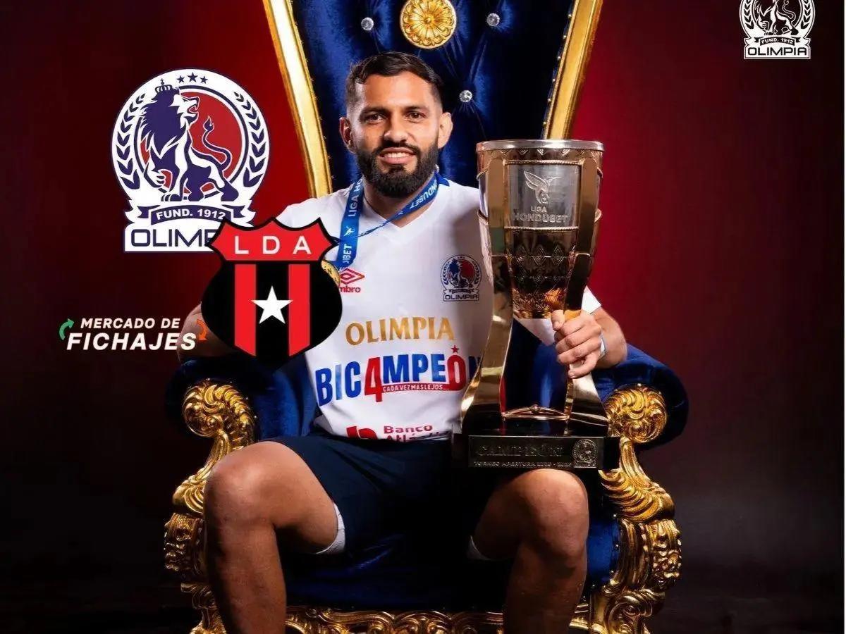 Fichajes: Deja Olimpia y se va al ascenso, Motagua con otra alta y futuro de Erick Puerto