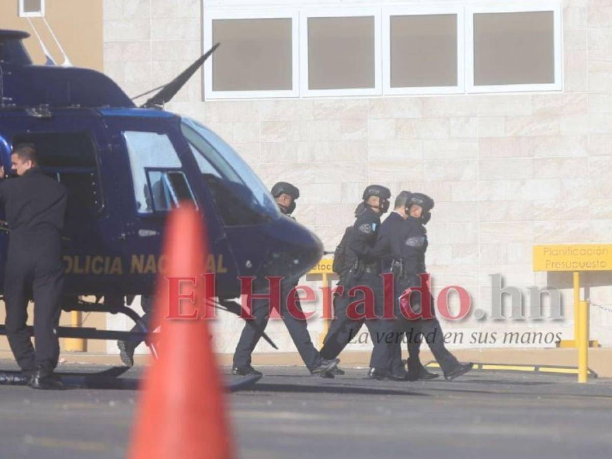 ¿Por qué Juan Orlando Hernández fue trasladado en helicóptero a la CSJ?