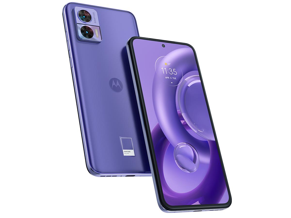 <i>Motorola Edge 30 Neo se distingue por sus deslumbrantes colores, Very Peri, Ice Palace y Black Onix gracias a la colaboración entre Motorola y Pantone.</i>
