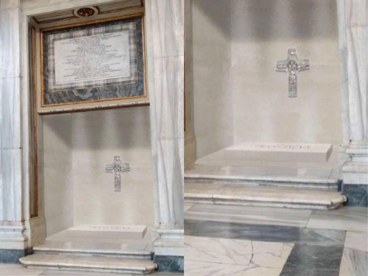 Así luce la tumba donde descansará el cuerpo del papa Francisco, ¿qué dice su lápida? Así luce la tumba donde descansará el cuerpo del papa Francisco, ¿qué dice su lápida?