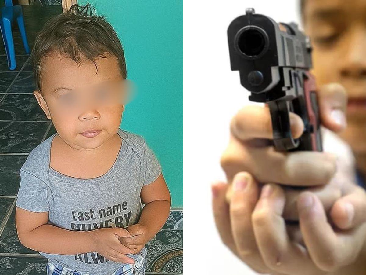 Niño de dos años jugaba con un arma de fuego y se quitó la vida: así sucedió la tragedia en Olancho