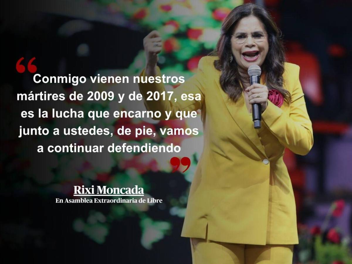 “Soy del pueblo, soy justicia”: 33 frases de Rixi Moncada en asamblea de Libre rumbo a las generales “Soy del pueblo, soy justicia”: 33 frases de Rixi Moncada en asamblea de Libre rumbo a las generales