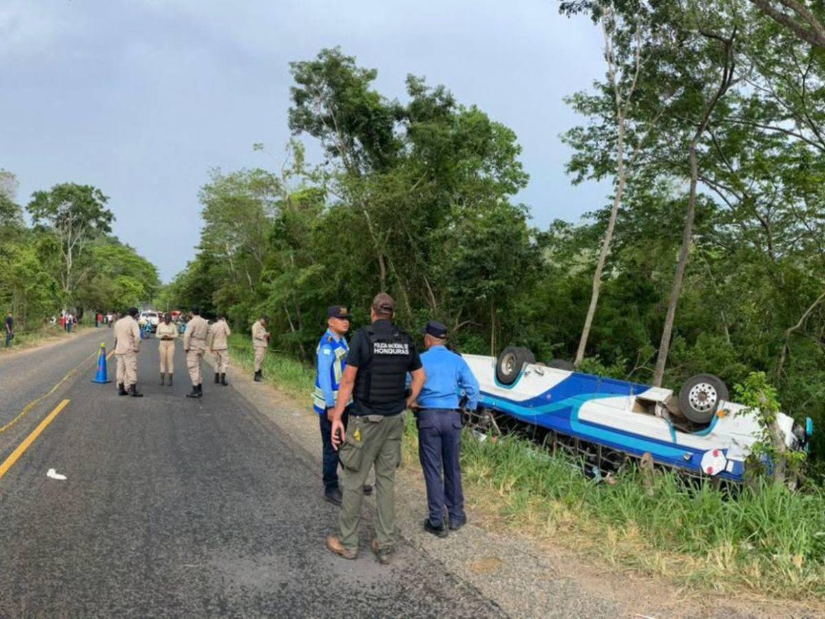 Tenía dos hijos menores: Santos Rivera, tercera víctima de la tragedia de autobús en Yoro