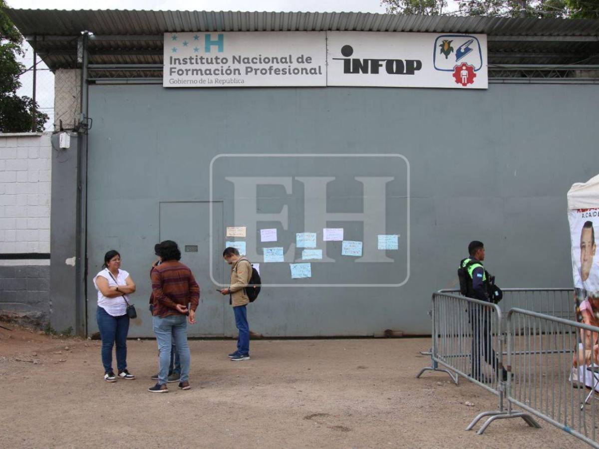 Bajo resguardo y en total tranquilidad los alrededores del Infop tras disturbios