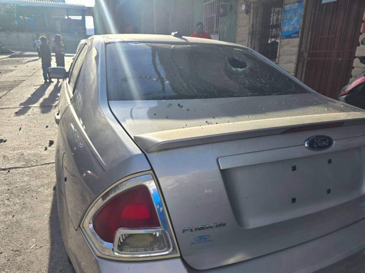 Destrozos a la propiedad privada tras lluvia de piedras y balazos antes del Motagua vs Olimpia