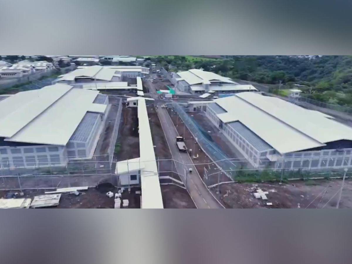 Así es el CACCO, la nueva megacárcel de Costa Rica al estilo Bukele