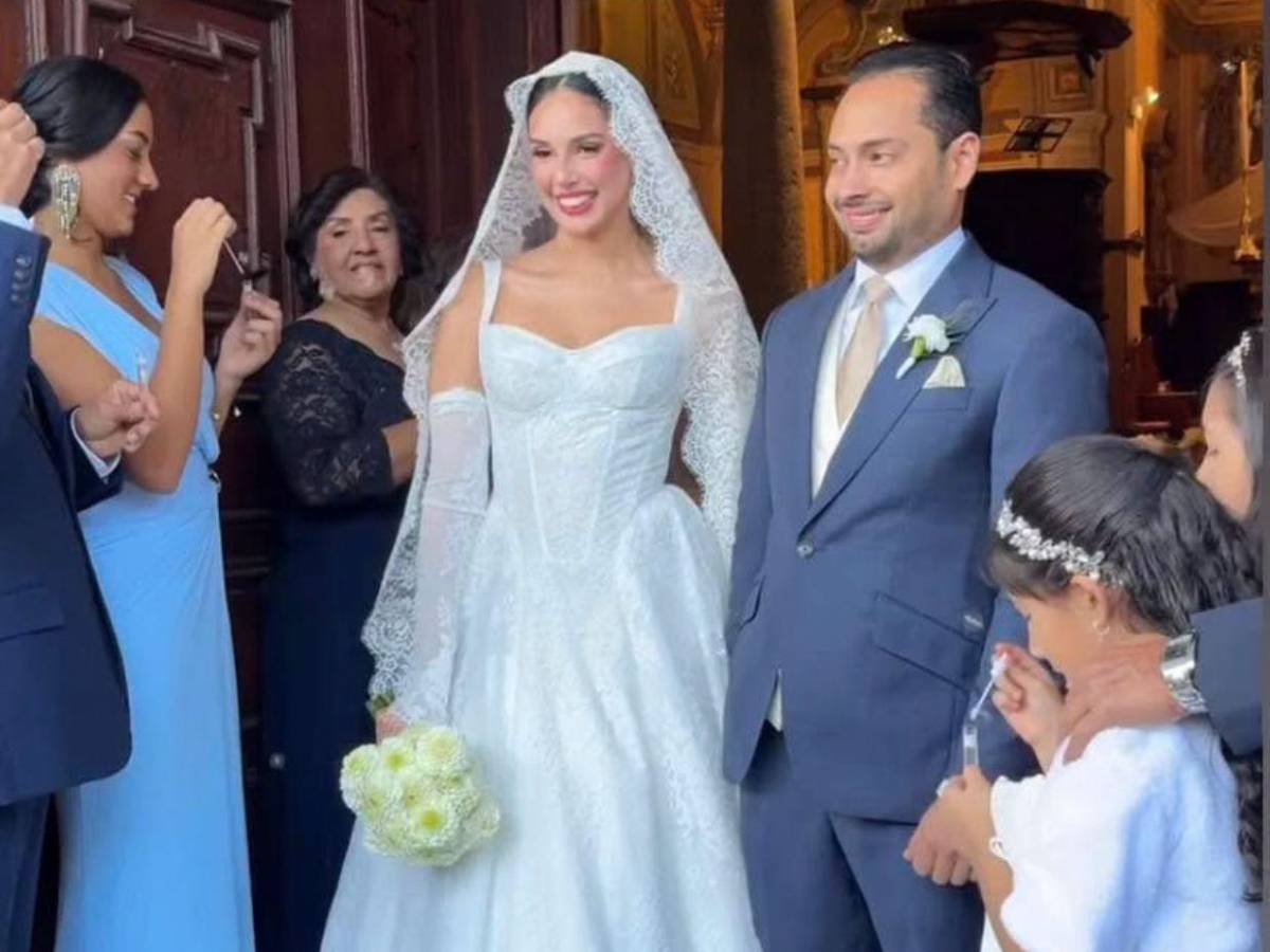 Alejandra Fuentes, Miss Honduras 2025, se casa con Manuel Bardales en Italia