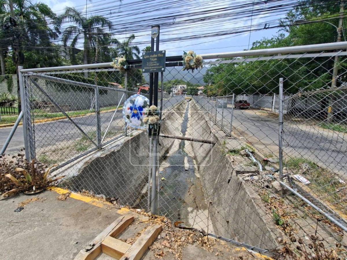 Un año después, así luce la quebrada en la que perdieron la vida un policía y un niño en SPS