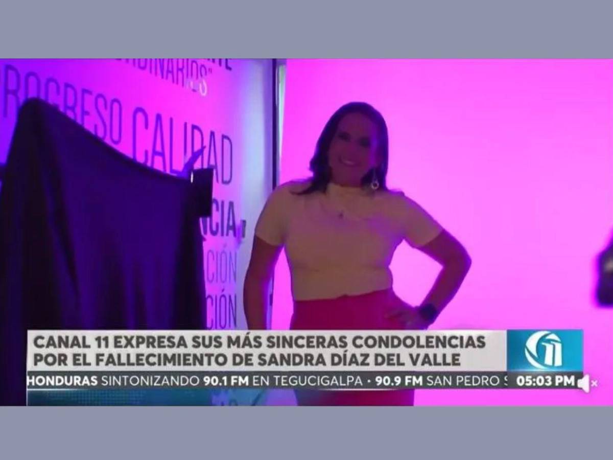 Dolor en la TV hondureña: así despiden a la chef Sandra Díaz