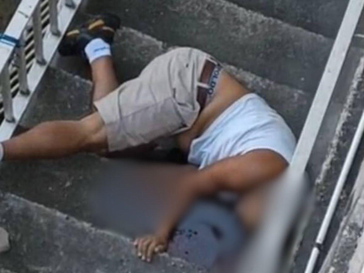 Tras “provocar” múltiple colisión, conductor intentó huir y murió al caer por unas gradas