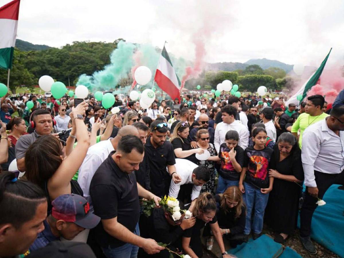 ¡Tristeza total! Así fue el último adiós al presidente del Marathón, Orinson Amaya