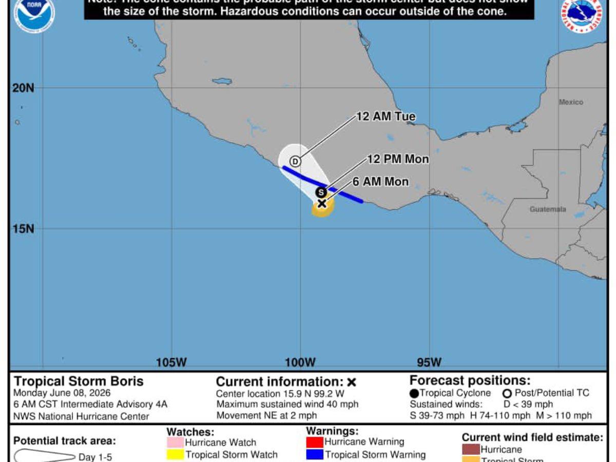 Copeco informa sobre formación de tormenta tropical Boris: ¿en qué departamentos lloverá hoy?