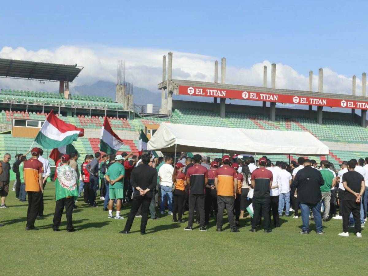 Marathón rinde último homenaje a Orinson Amaya en el césped del Yankel Rosenthal