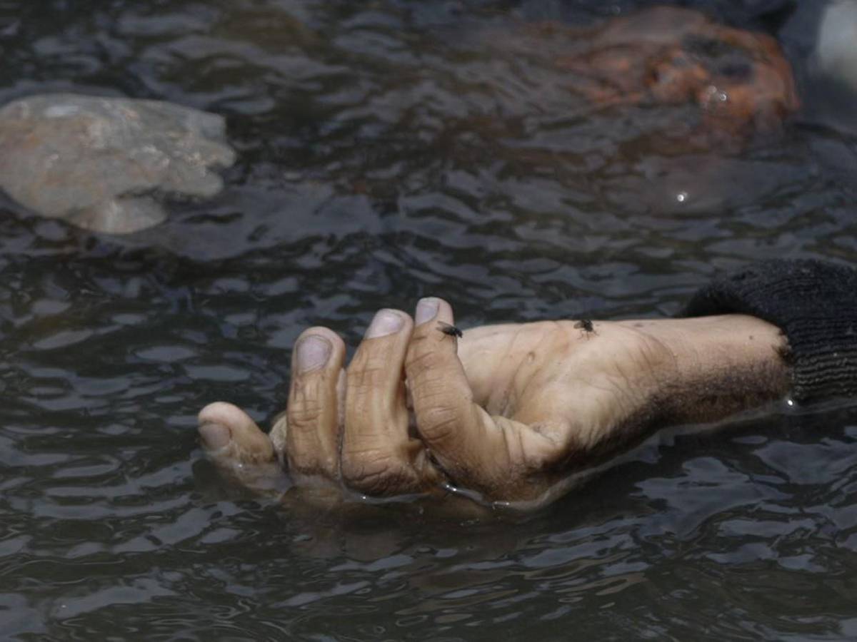 La dantesca escena en el río Choluteca donde fueron encontrados dos cuerpos