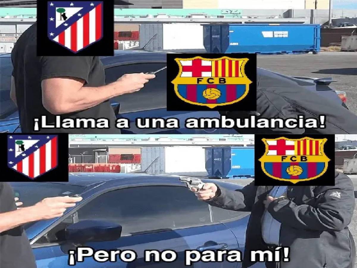 ¡Lleno de burlas! Los mejores memes que dejó la goleada del Barcelona ante Atlético de Madrid