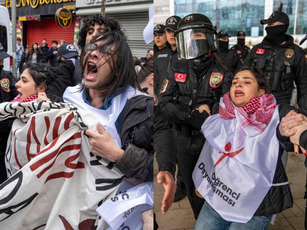 Entre golpes y detenciones, Estambul se suma a la marcha en el Día del Trabajador