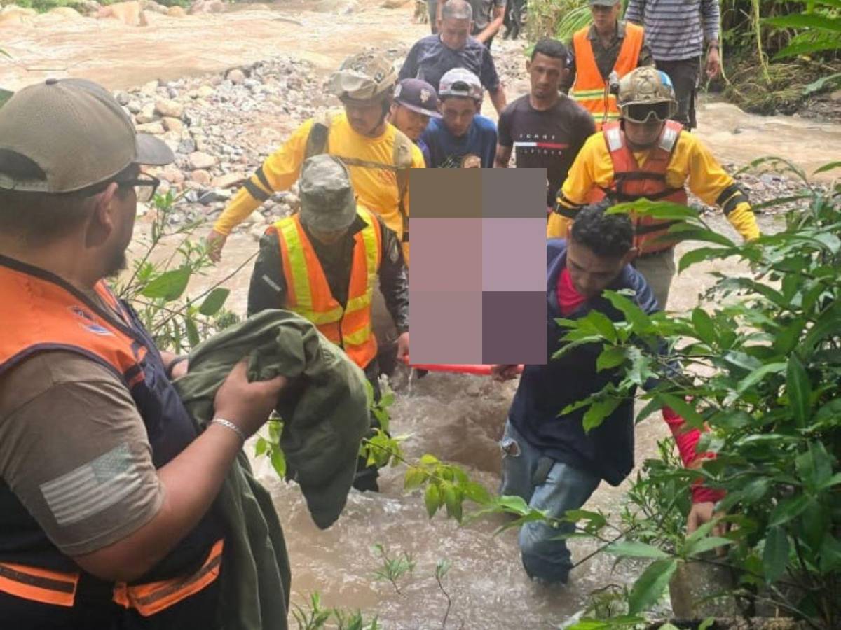 Mueren dos hermanos y un menor de edad arrastrados por una quebrada en Comayagua
