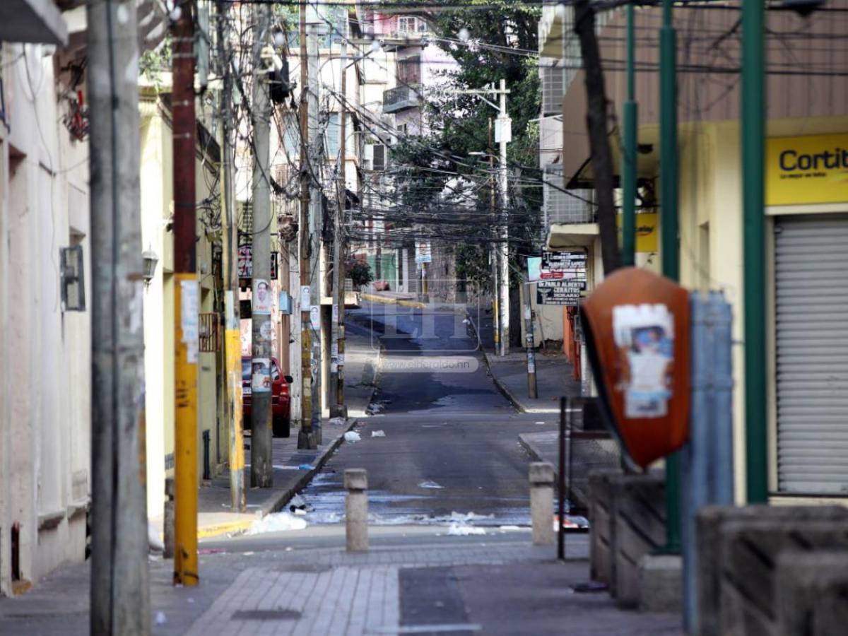 Las calles de Tegucigalpa y Comayagüela lucen tranquilas este 1 de enero de 2026