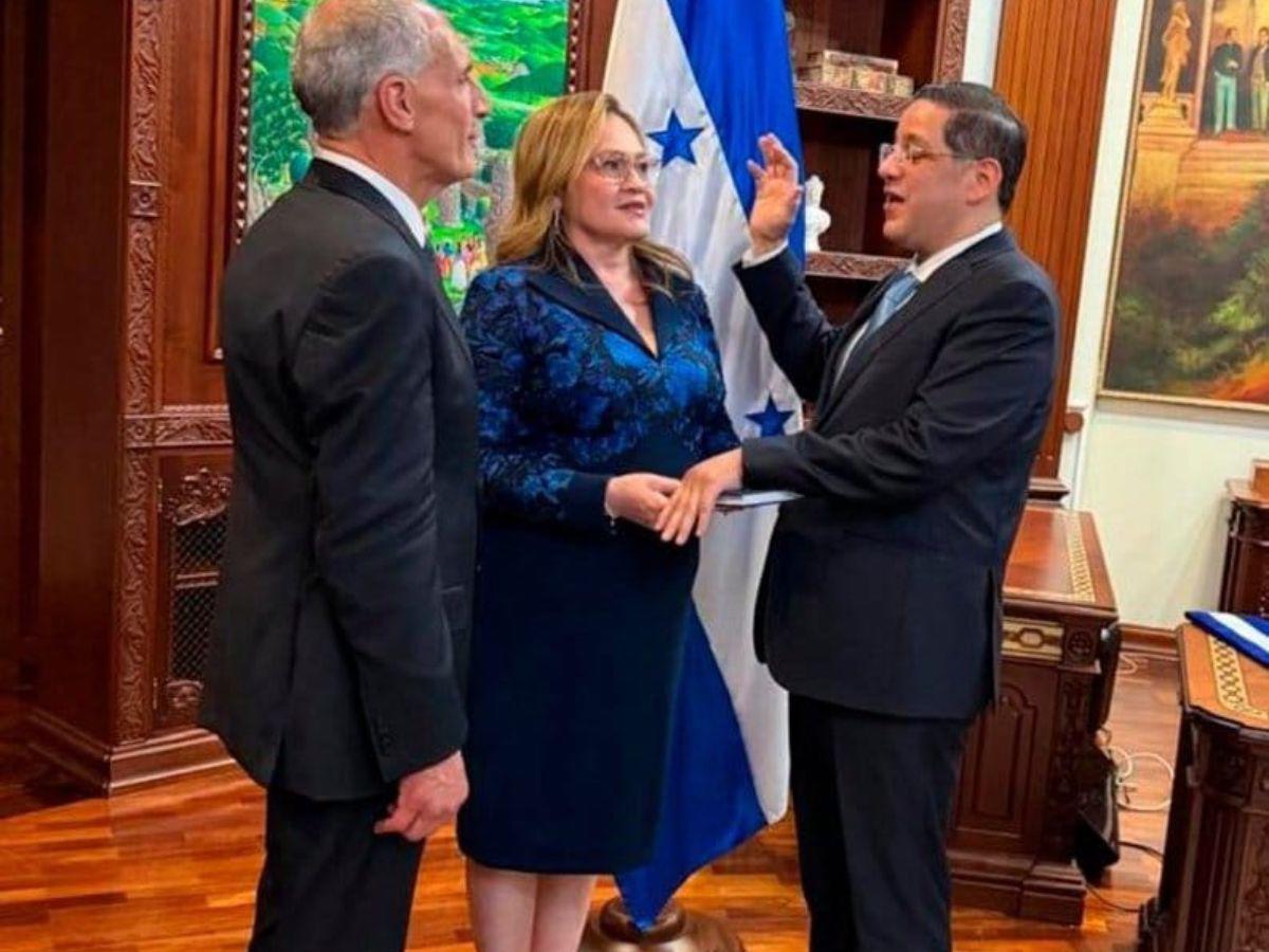 Las primeras imágenes del presidente Nasry Asfura en la Casa Presidencial