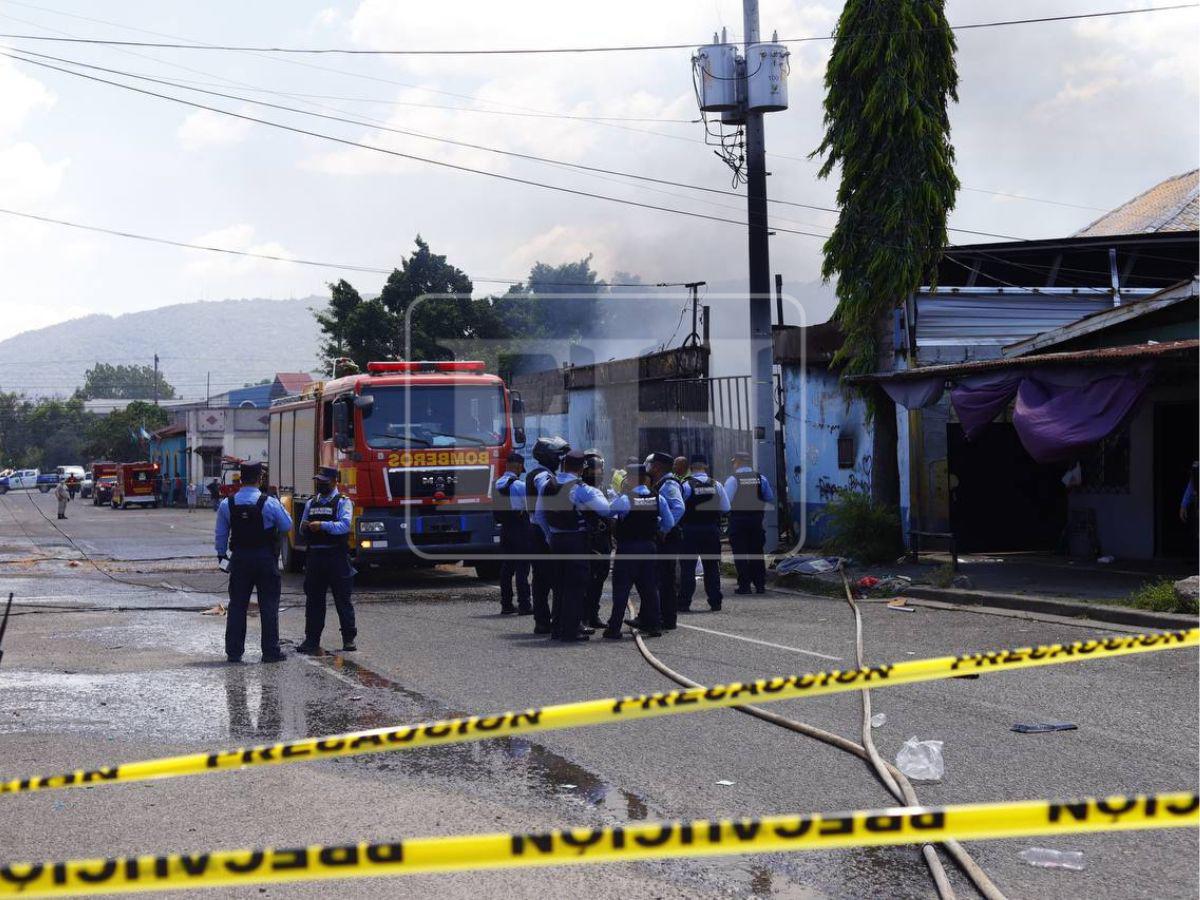 “El niño gritaba: ábranme, ábranme”: afectados en incendio en barrio Medina de SPS