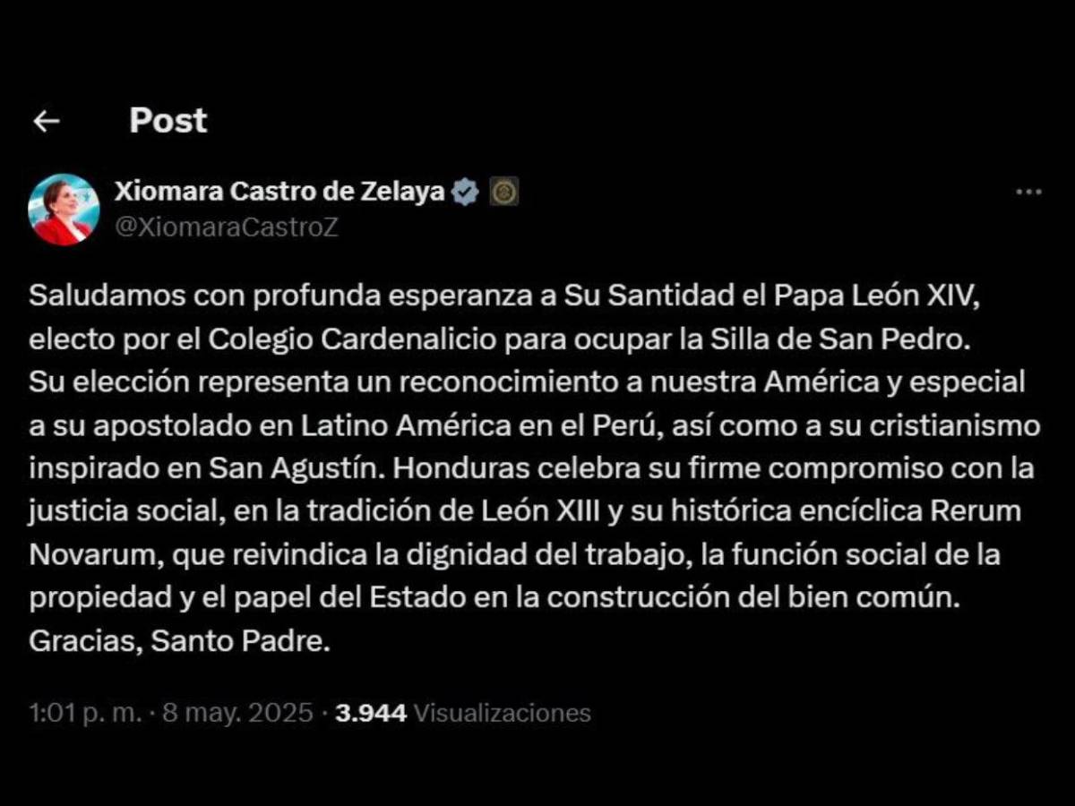 Líderes latinoamericanos celebran llegada del Papa León XIV, conocedor de la región