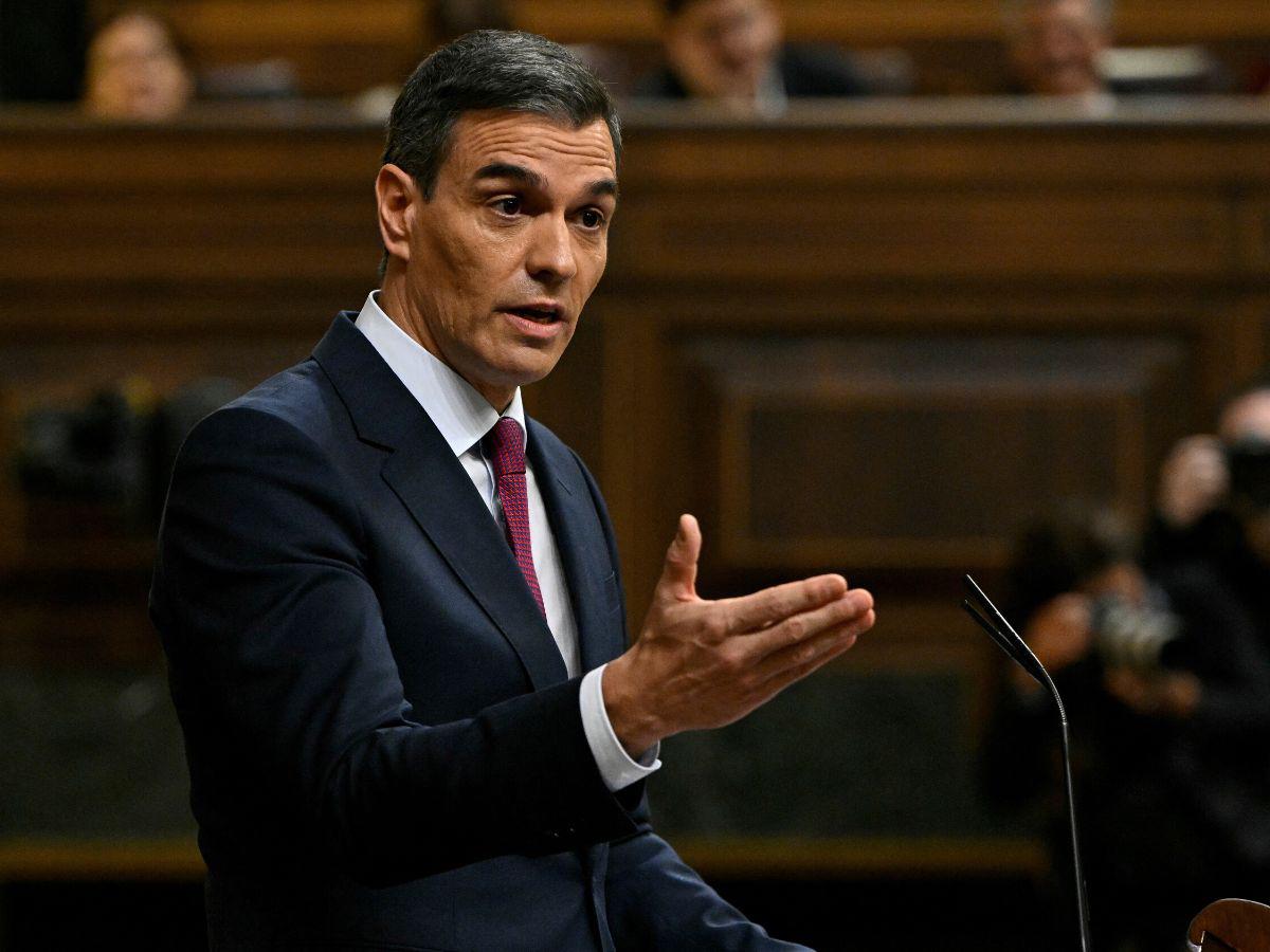 Presidente Pedro Sánchez defiende la amnistía en Cataluña