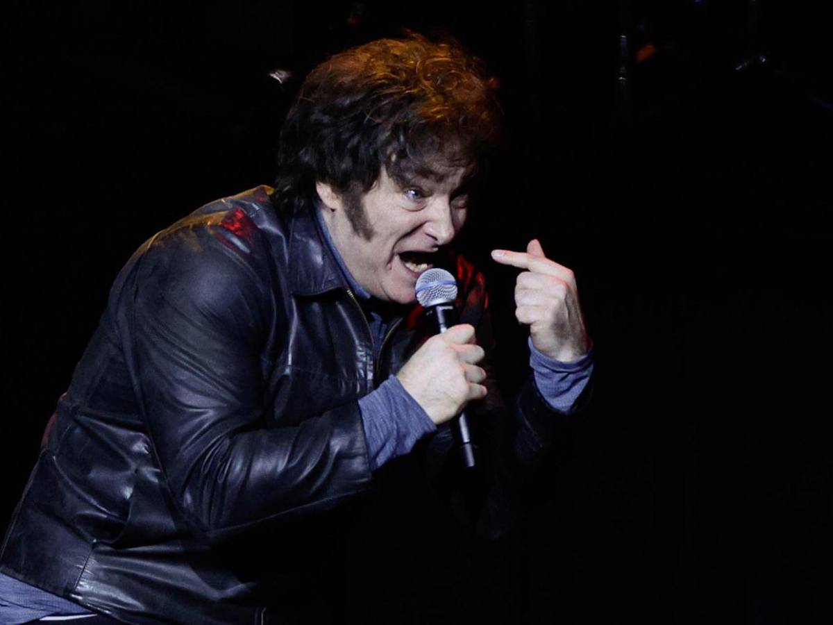 Cantó una hora como una estrella de rock: Milei ofrece concierto en Argentina