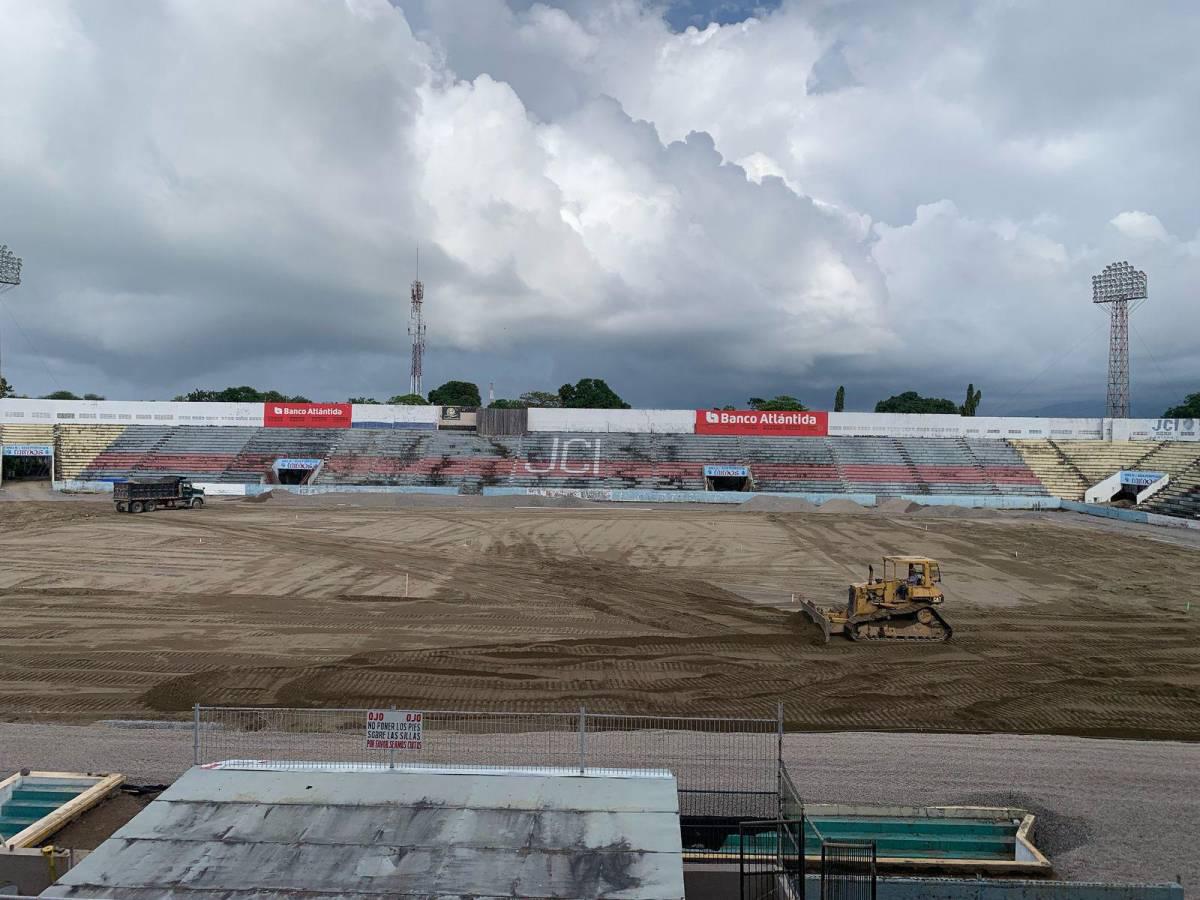 ¿Cuándo lo entregan? Así avanza construcción de nueva cancha del estadio Ceibeño