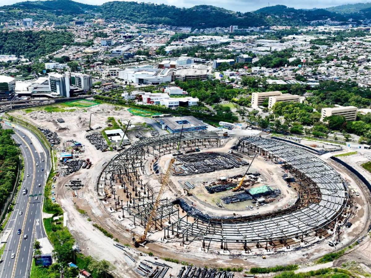 Estadio más grande de Centroamérica: Así avanza la construcción del moderno recinto en El Salvador