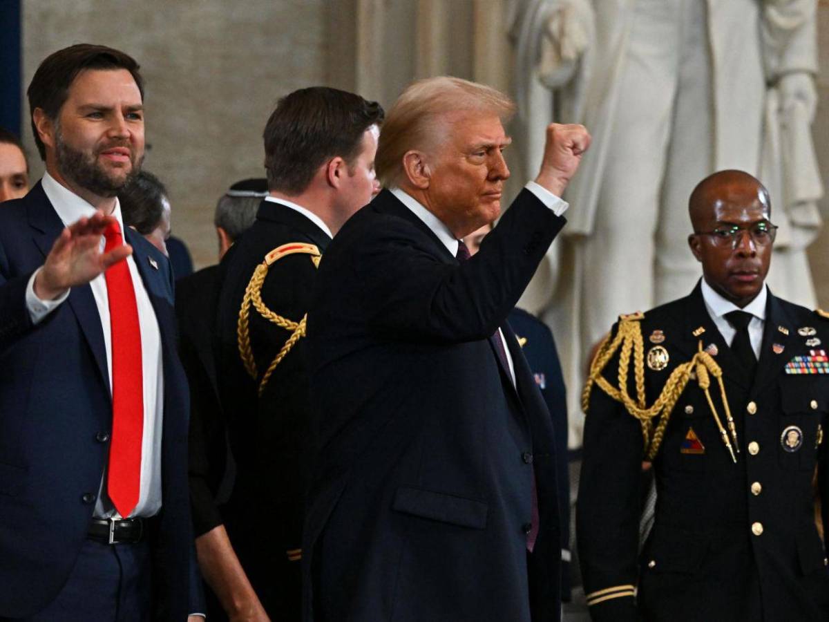 Las mejores fotos de Donald Trump durante su toma de posesión