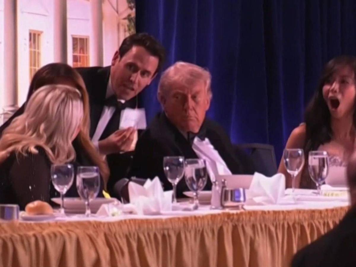 Cronología: las imágenes exactas de cómo fue el intento de atentado a Trump en Cena de Corresponsales