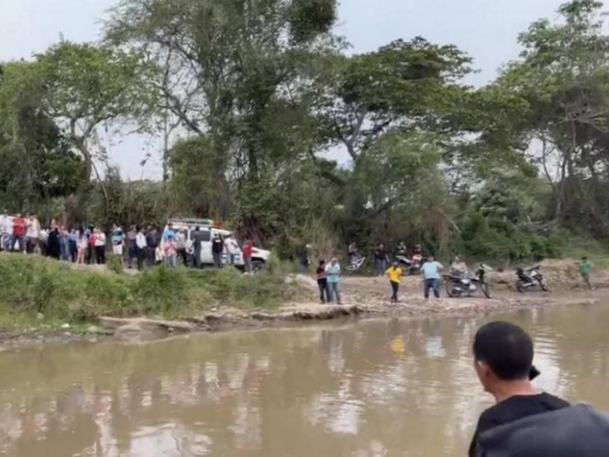Padre, madre e hija mueren al colapsar puente hamaca en San Francisco del Valle, Ocotepeque