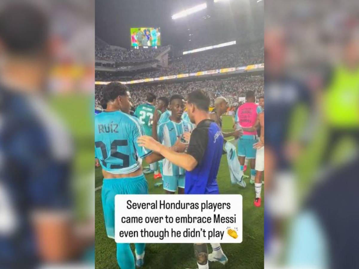 ¿Y ahora qué pasó? La decisión que tomó Messi con los jugadores de Honduras