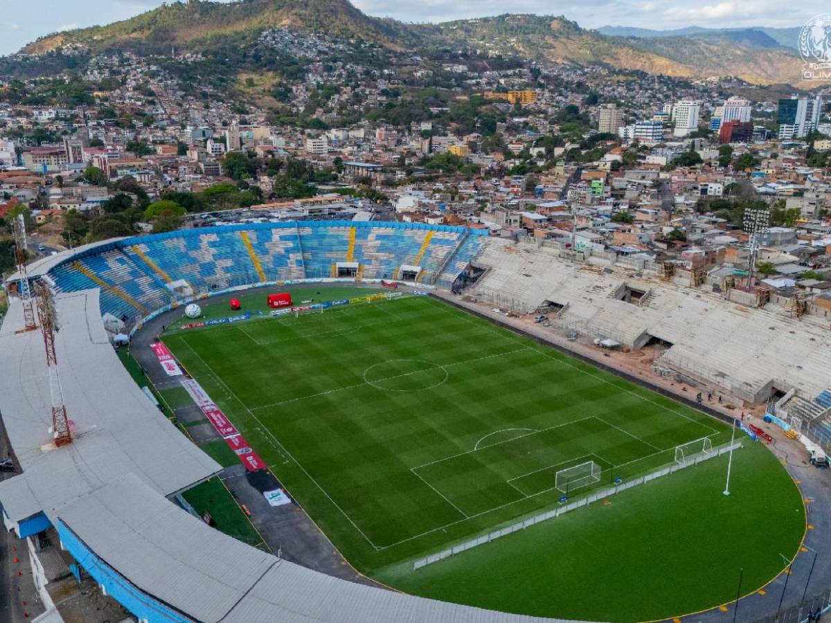 ¿Qué le están haciendo?: Los nuevos arreglos que tendrá el estadio Nacional de Tegucigalpa