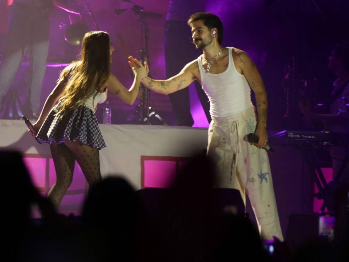Las imágenes que dejó el concierto de Camilo en Honduras