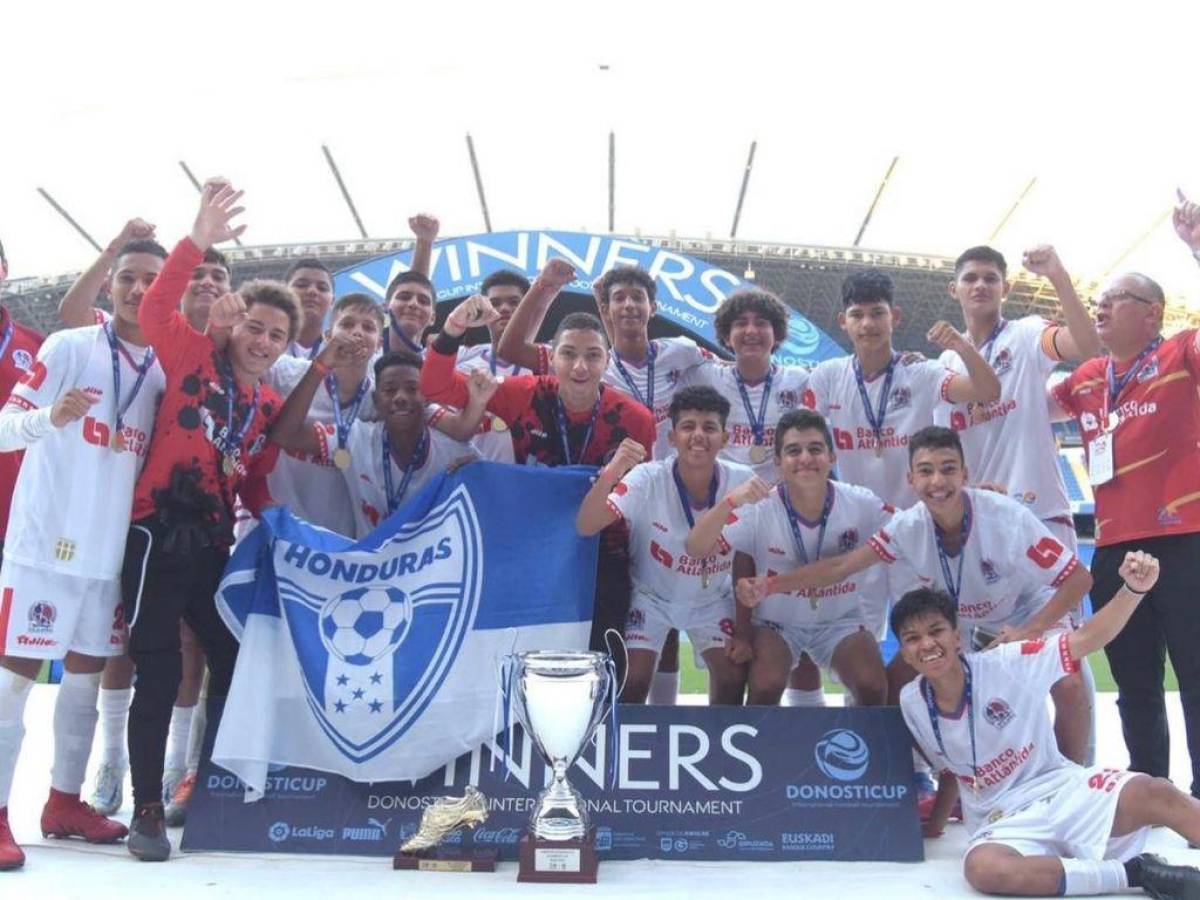 Sub-15 de Olimpia se corona campeón de la Donosti Cup en España