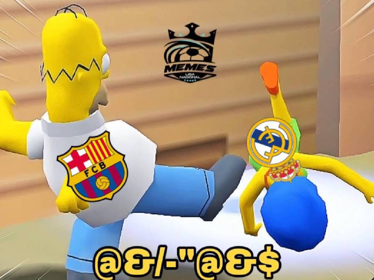 Humillación total: Los memes que dejó la goleada del Barcelona sobre Real Madrid en el clásico