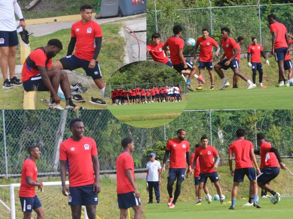 ¿Se va Carlos Pineda? Las sorpresas que dejó el entreno de Olimpia previo a jugar ante UPNFM