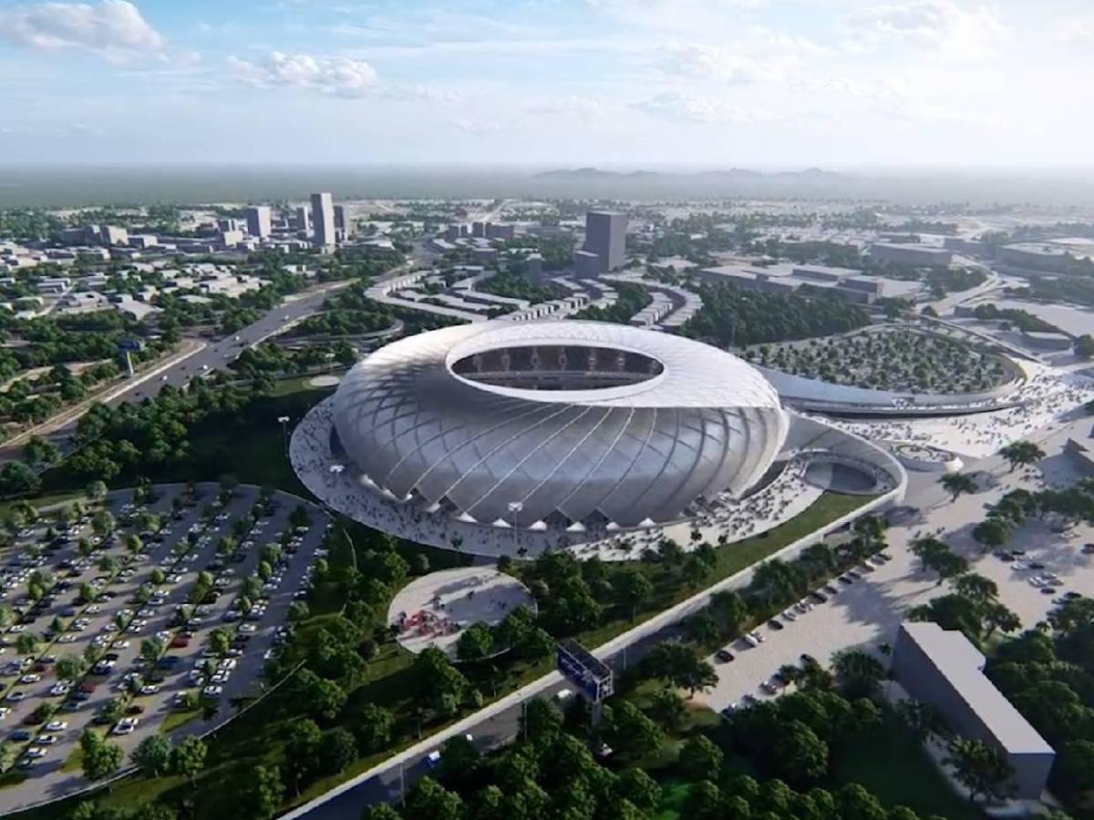 Estadio más grande de Centroamérica: Así avanza la construcción del moderno recinto en El Salvador