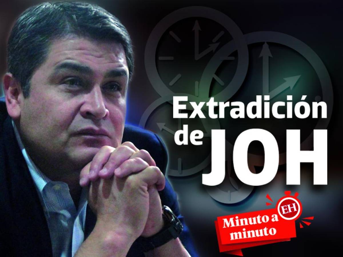 Minuto a minuto de la extradición del expresidente Juan Orlando Hernández